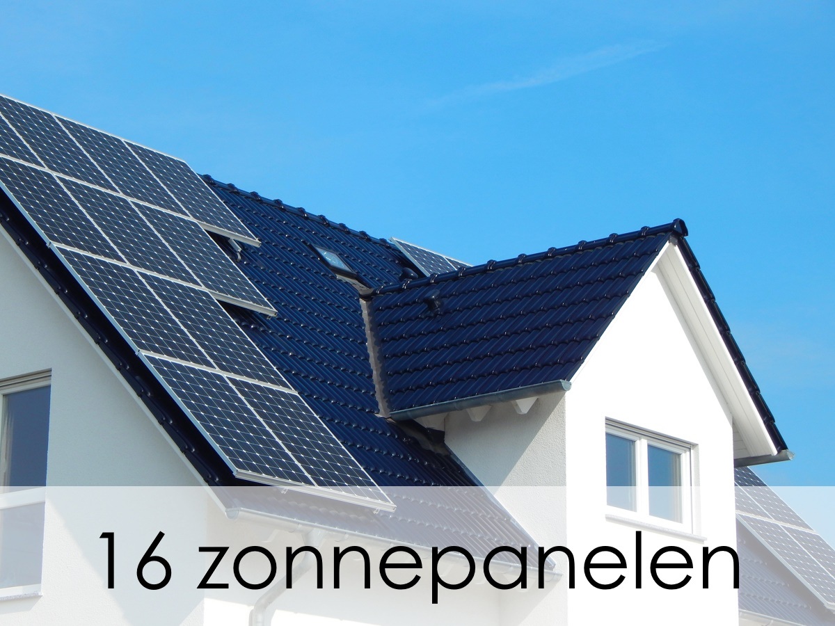 16 zonnepanelen