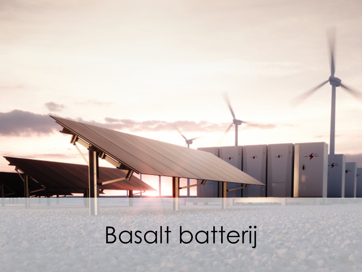 Basalt batterij - een nieuwe manier van duurzame energieopslag