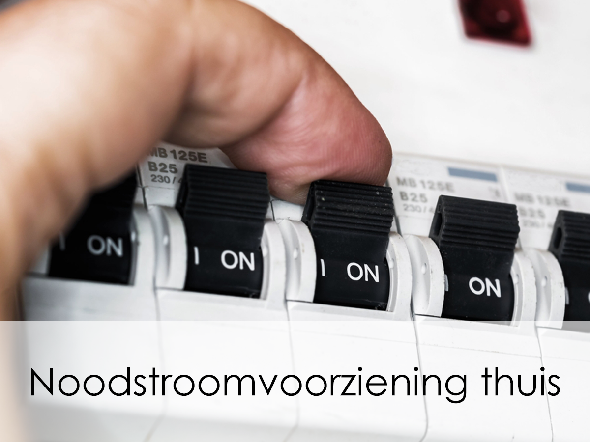 Noodstroomvoorziening thuis
