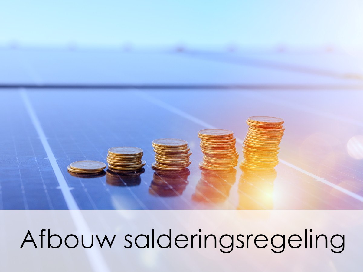 Zonnepanelen met geld van salderen