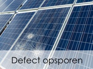 Defect zonnepaneel opsporen en vervangen