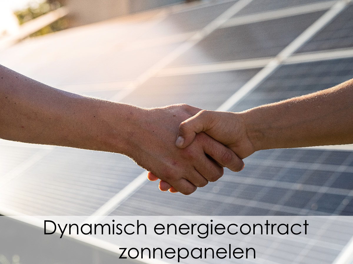 Dynamisch energiecontract zonnepanelen
