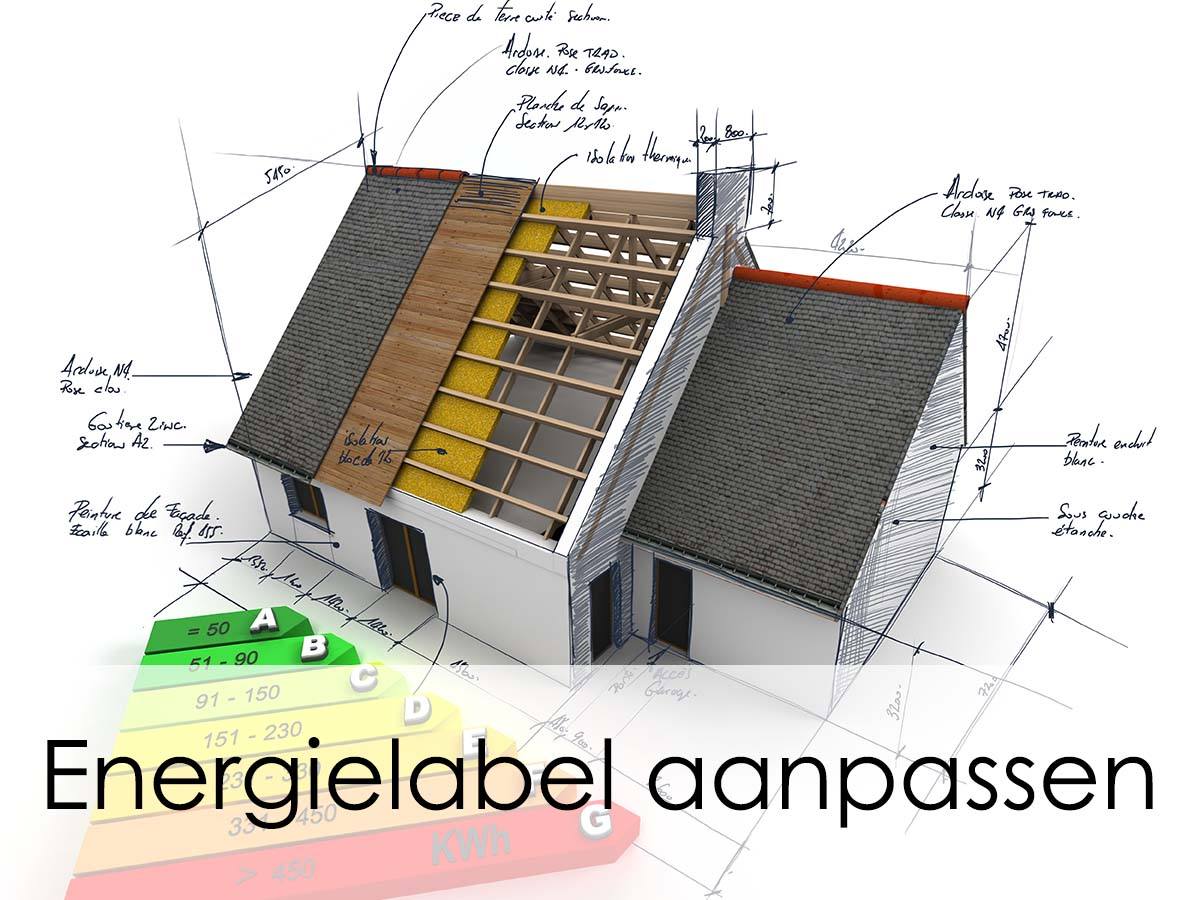 energielabel aanpassen