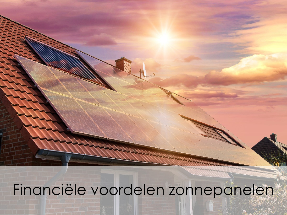 Financiële voordelen zonnepanelen