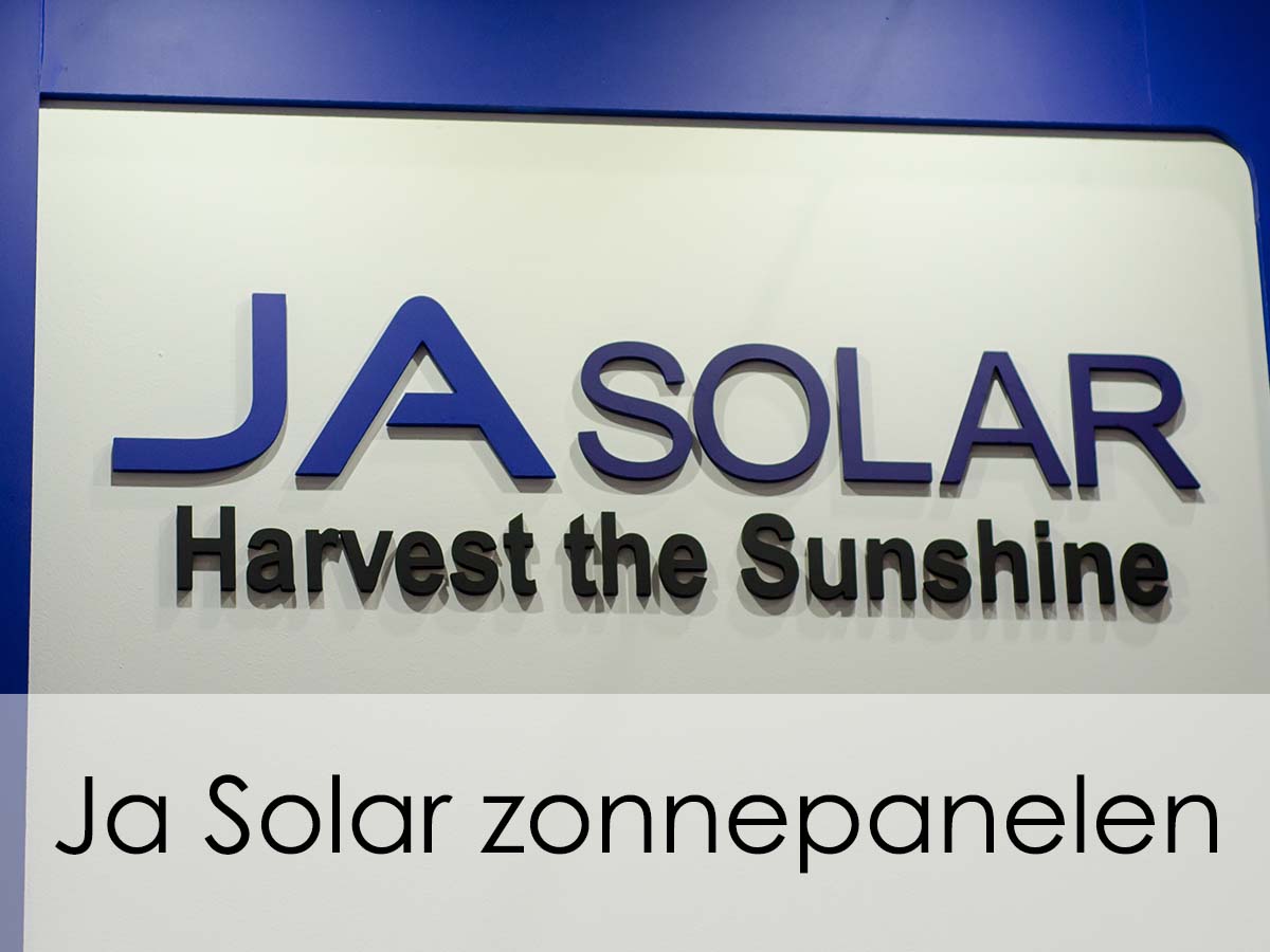 Ja Solar zonnepanelen