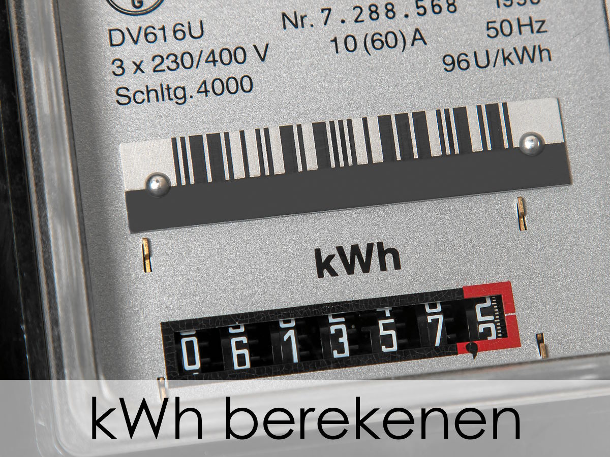 kWh berekenen