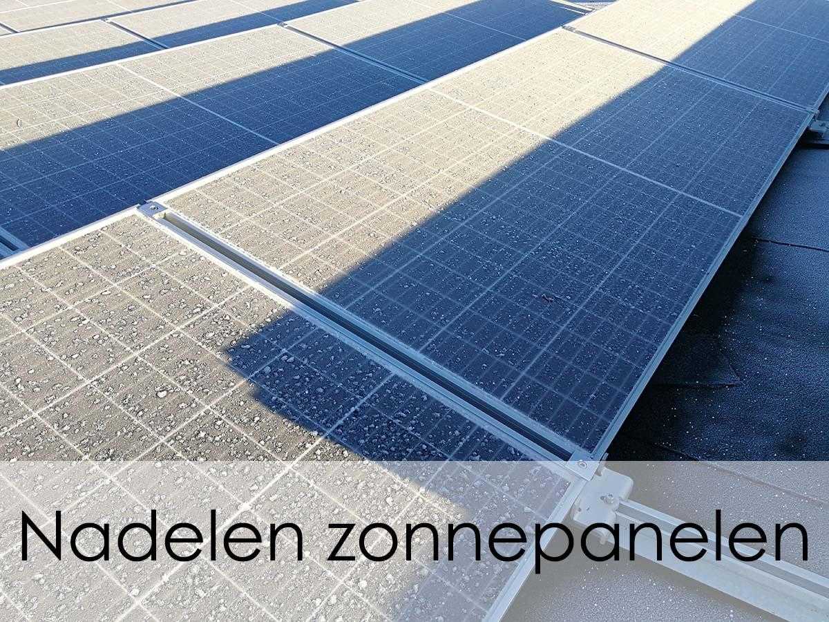 nadelen zonnepanelen