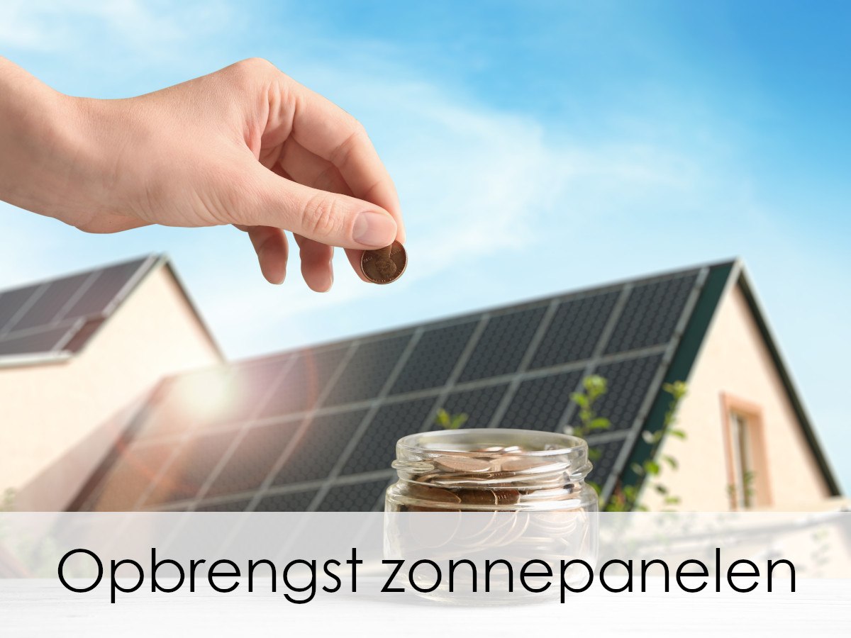 opbrengst zonnepanelen