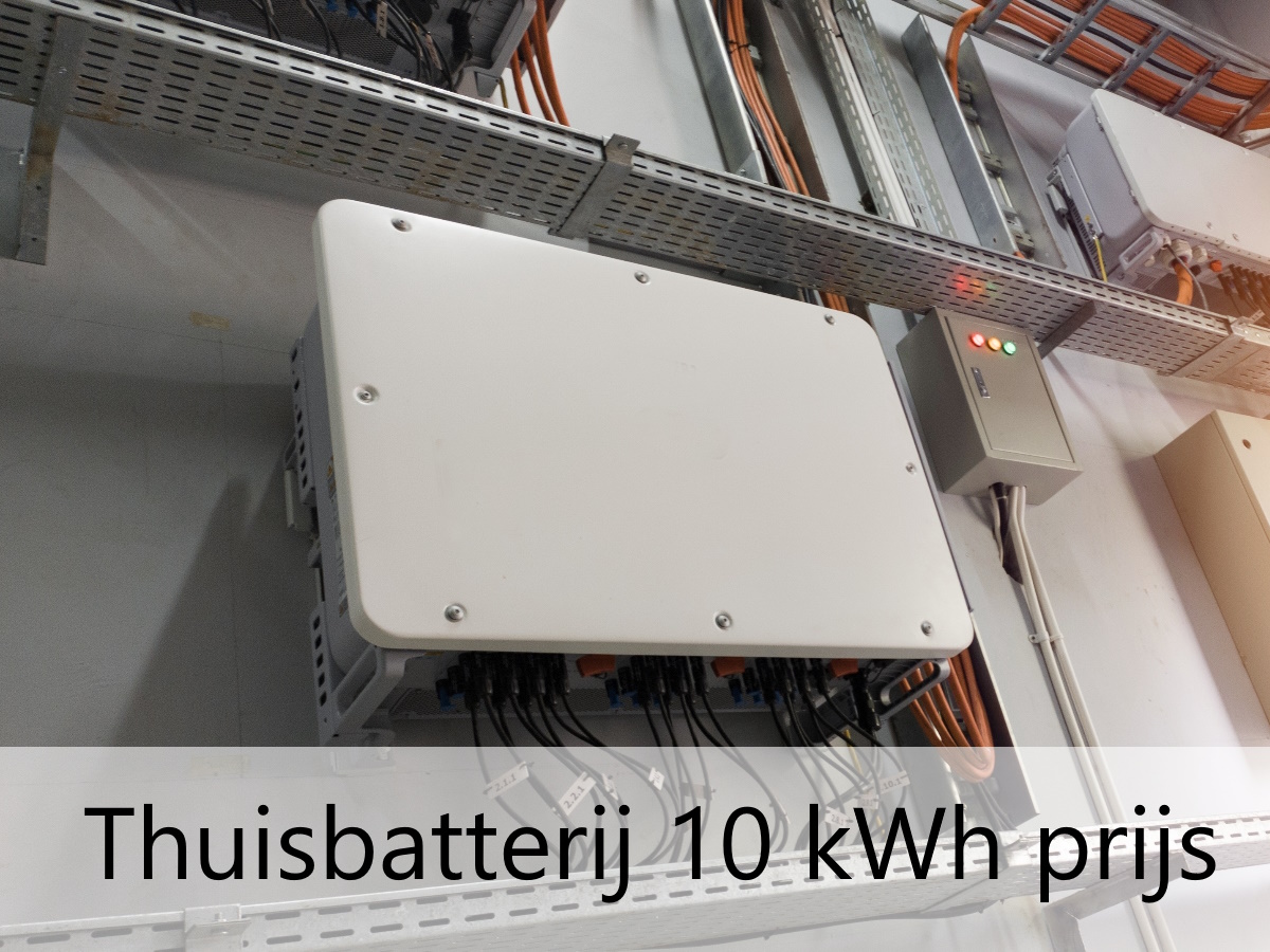 kosten thuisbatterij 10 kwh