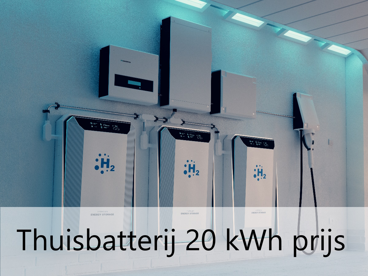 thuisaccu opslagcapaciteit 20 kwh