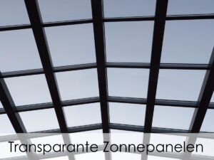 transparante zonnepanelen