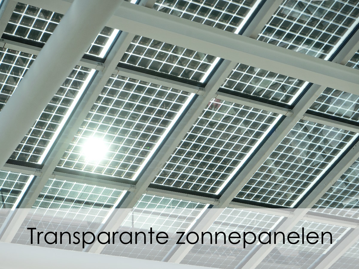 Transparante zonnepanelen carport