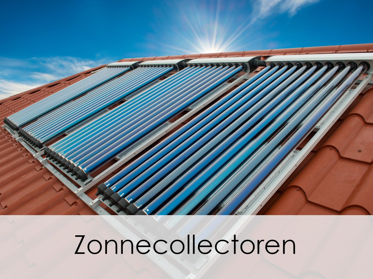 zonnecollectoren op dak
