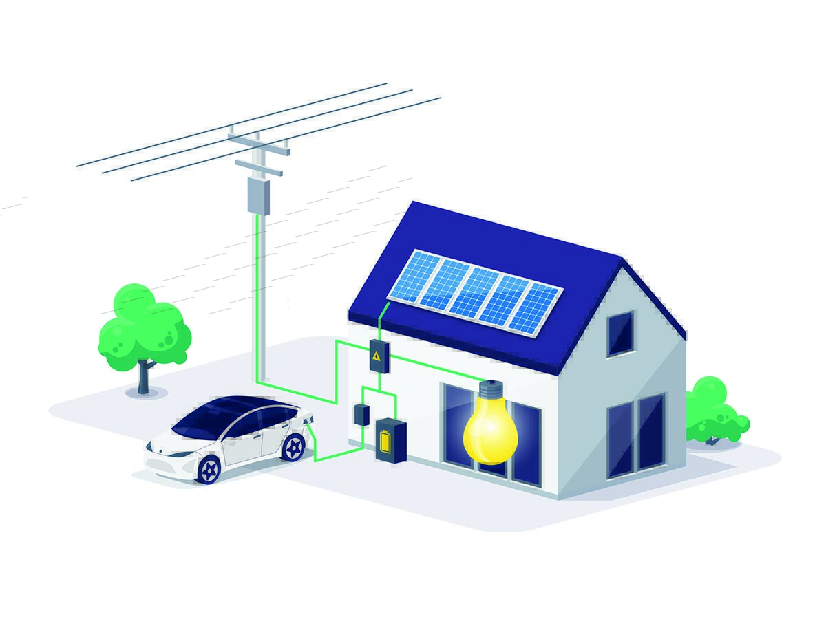 illustratie zonnepanelen 