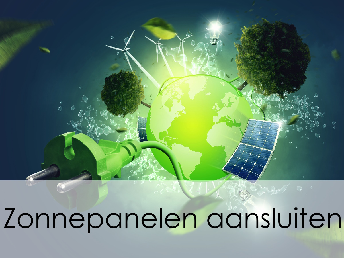 zonnepanelen aansluiten