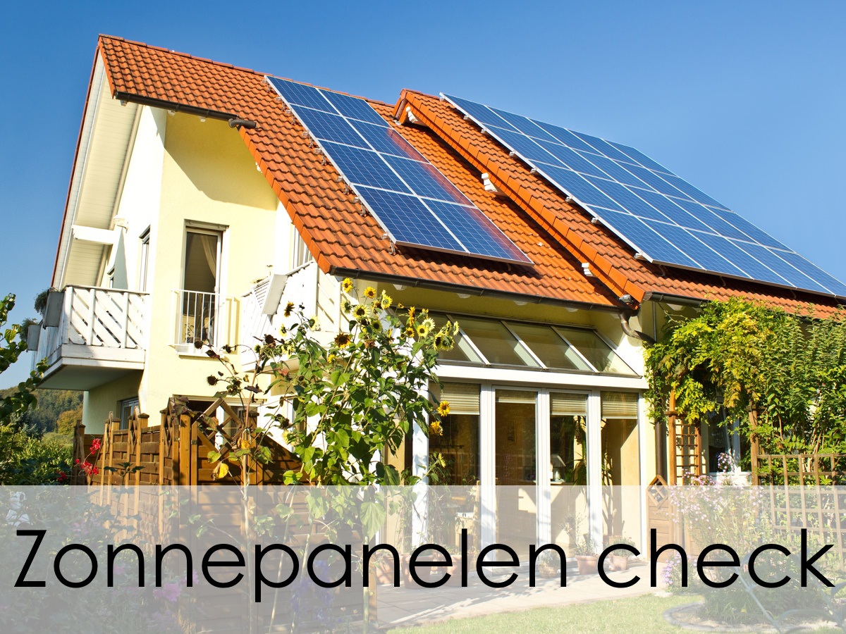 zonnepanelen check