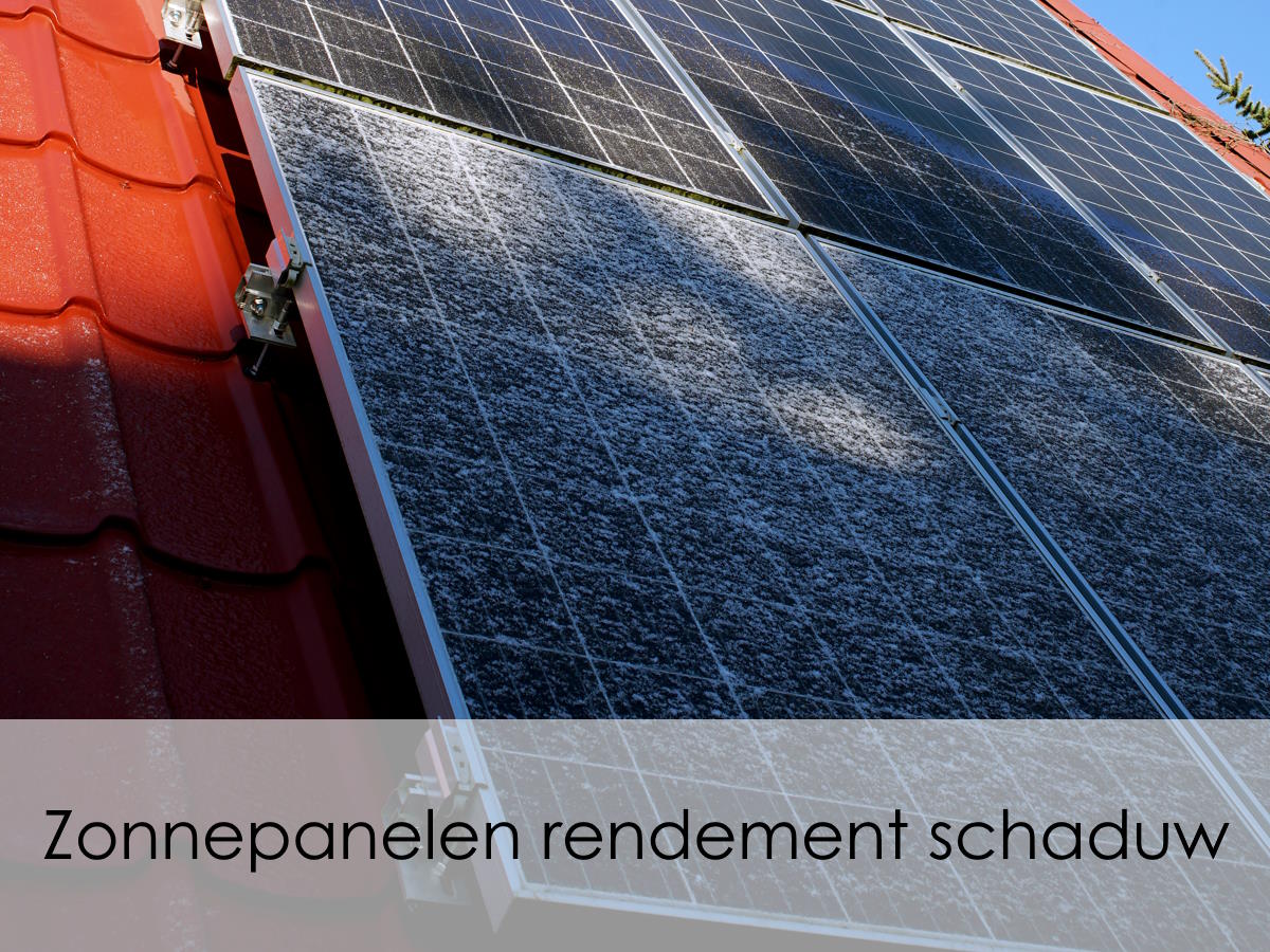 Zonnepanelen schaduw berekenen