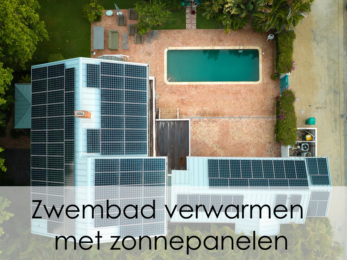 zwembad verwarmen met zonnepanelen